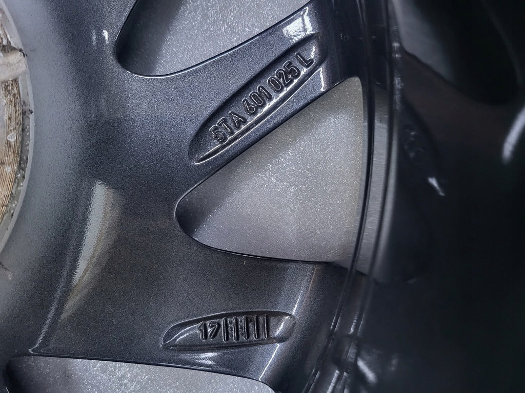 1x Alufelge 16 Zoll 6.5" 5x112 48ET Glanz Graphit 5TA601025K Mg Touran Rim Wheel FEL9174873723ee