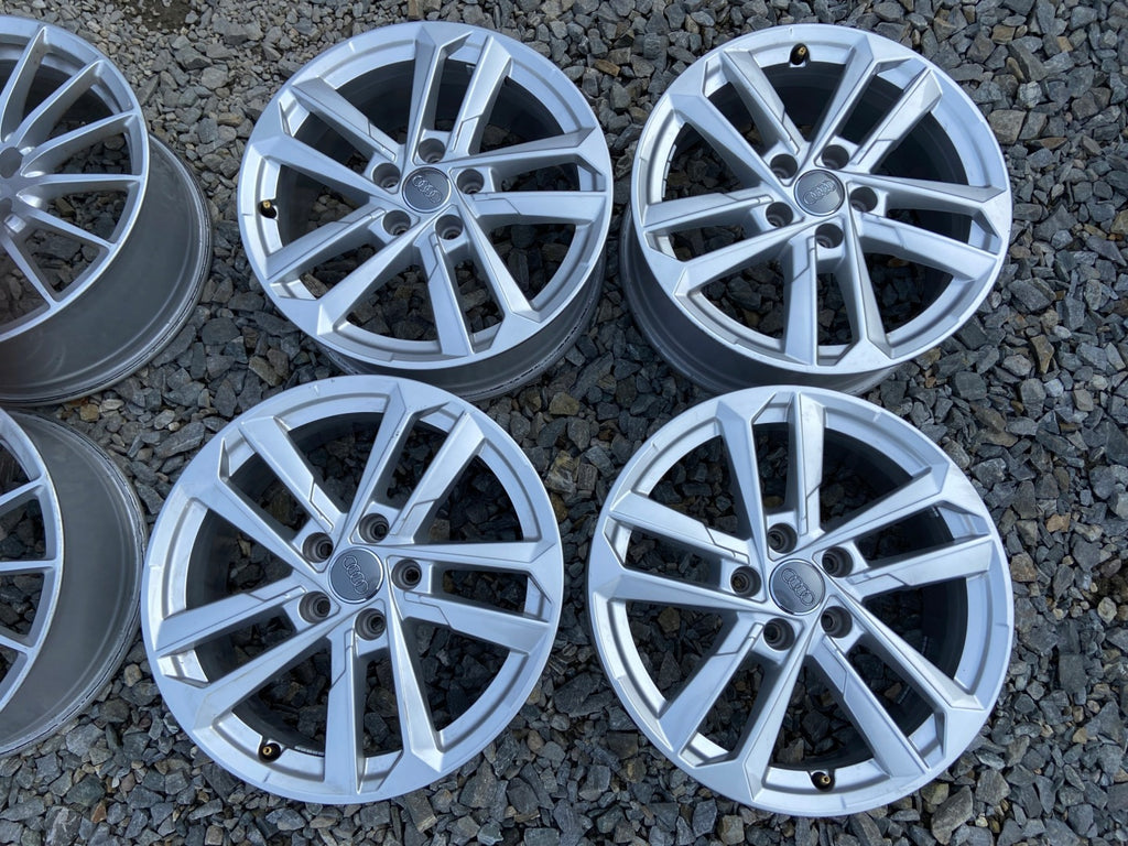4x Alufelge 17 Zoll 6.5" 5x112 43ET Glanz Silber 8Y0601025L Audi A6 A4 Rim Wheel FEL3782394845xt