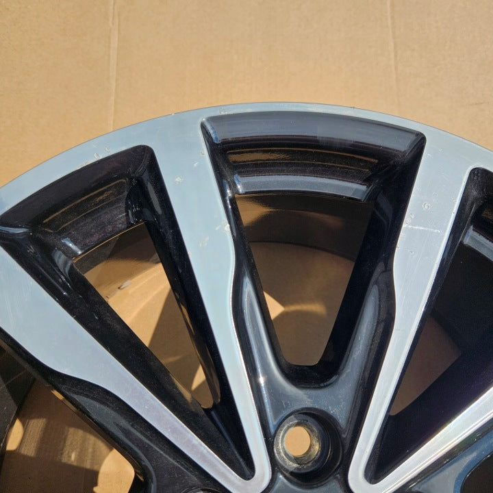 1x Alufelge 18 Zoll 7.5" 5x108 52 5ET Glanz Schwarz GJ5C-1007-P2 Ford Kuga FEL2467578673hx