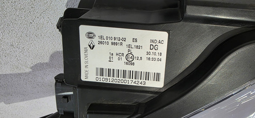 Frontscheinwerfer Renault Zoe 260109891R Rechts Scheinwerfer Headlight SCH8700640729qu
