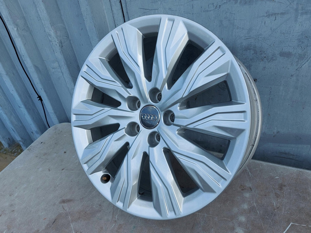 1x Alufelge 18 Zoll 7.5" 5x112 39ET Glanz Silber 8W0071498 Audi A4 B9 Rim Wheel