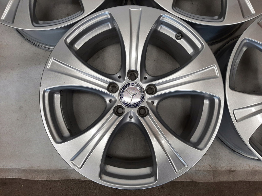 4x Alufelge 18 Zoll 8.0" 5x112 38ET Glanz Silber A2534010800 Mercedes-Benz Glc