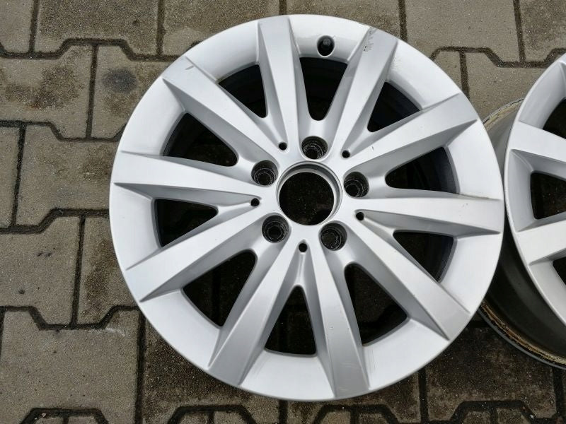 1x Alufelge 16 Zoll 6.5" 5x112 49ET Glanz Silber A2464010202 Mercedes-Benz FEL8732711394xi