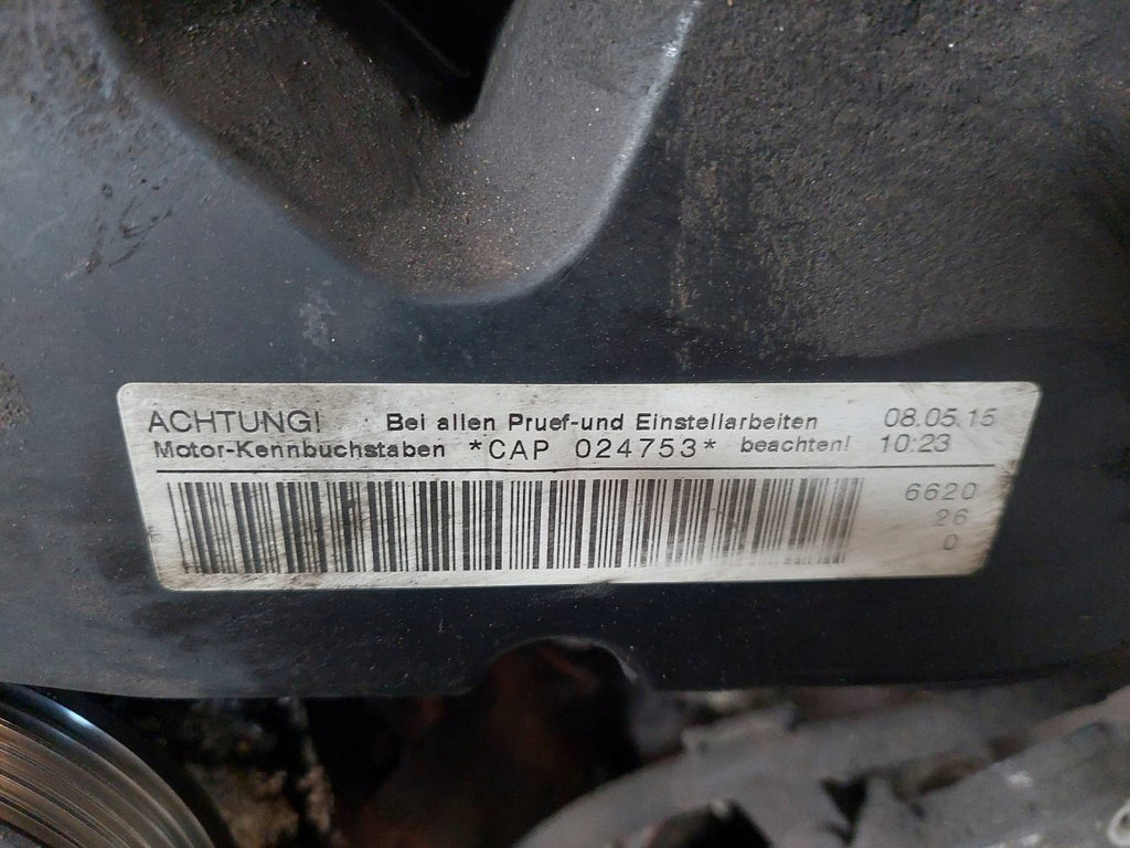 Motor Audi A5 CAPA CCWA 3.0 TDI 240PS 176kW 2006 Diesel Engine Unkomplett