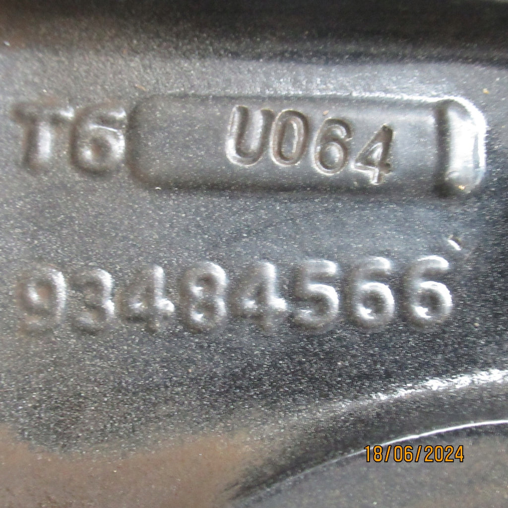 1x Alufelge 16 Zoll 6.5" 4x108 32ET Glanz 672044871, 9833892580, 93484566 Opel X