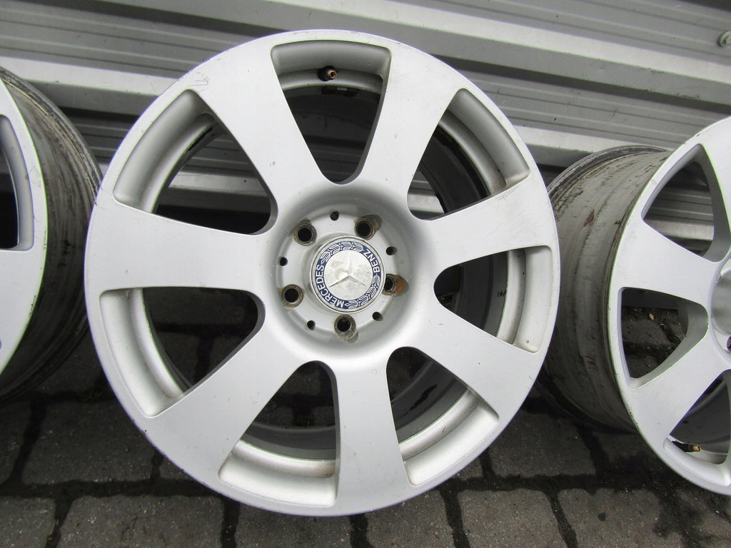 4x Alufelge 17 Zoll 8.0" 5x112 Silber A2214010202 Mercedes-Benz W221 Rim Wheel