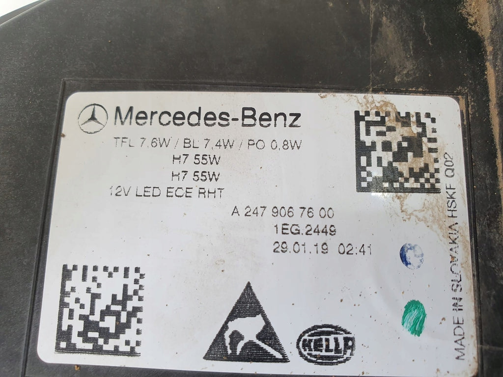 Frontscheinwerfer Mercedes-Benz A2479067600 Rechts Scheinwerfer Headlight