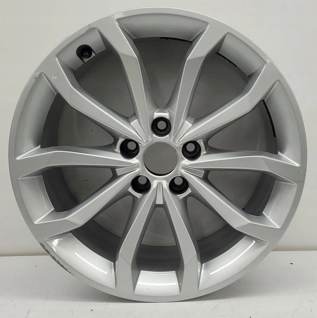 1x Alufelge 18 Zoll 8.0" 5x112 40ET Glanz Silber 8W0601025 Audi A4 Rim Wheel