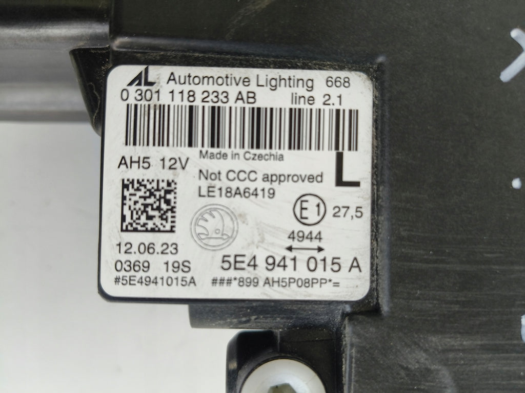 Frontscheinwerfer Skoda Octavia 5e3 IV 5E4941015A Full LED Links Headlight SCH3002208544rl