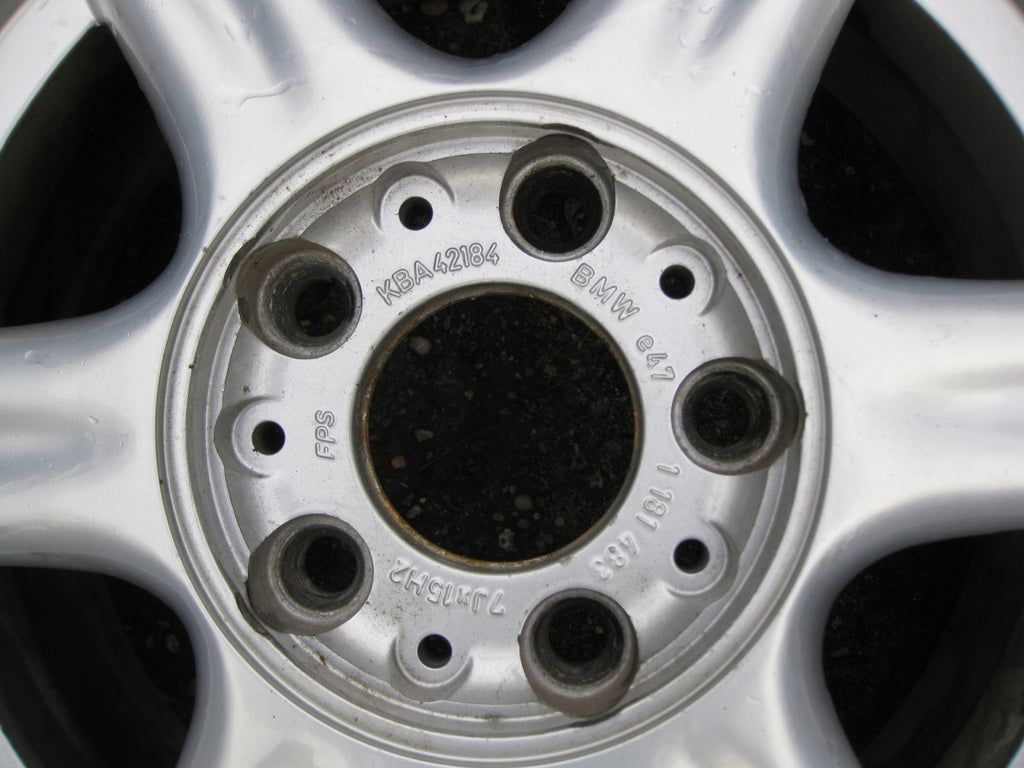 4x Alufelge 15 Zoll 7.0" 5x120 47ET KBA42184 BMW E36 Rim Wheel FEL9601361379mw