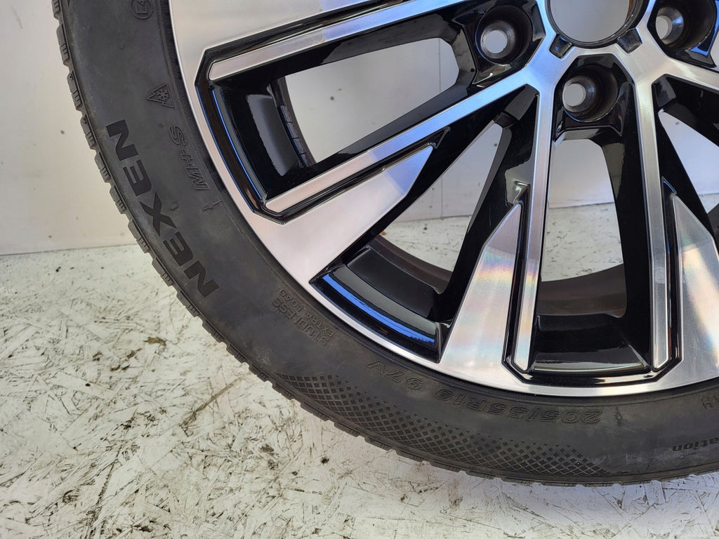 1x Alufelge 19 Zoll 7.0" 5x114.3 32ET Glanz Schwarz 403004862R Renault I FEL8643831385bl