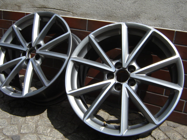 1x Alufelge 18 Zoll 7.5" 5x100 39ET Glanz Grau 8X0601025BP Audi A1 Rim Wheel FEL1002550599ov