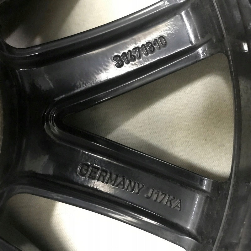 1x Alufelge 17 Zoll 7.0" 5x108 40 5ET Glanz Schwarz 31471310 Volvo S60 V60 Ii