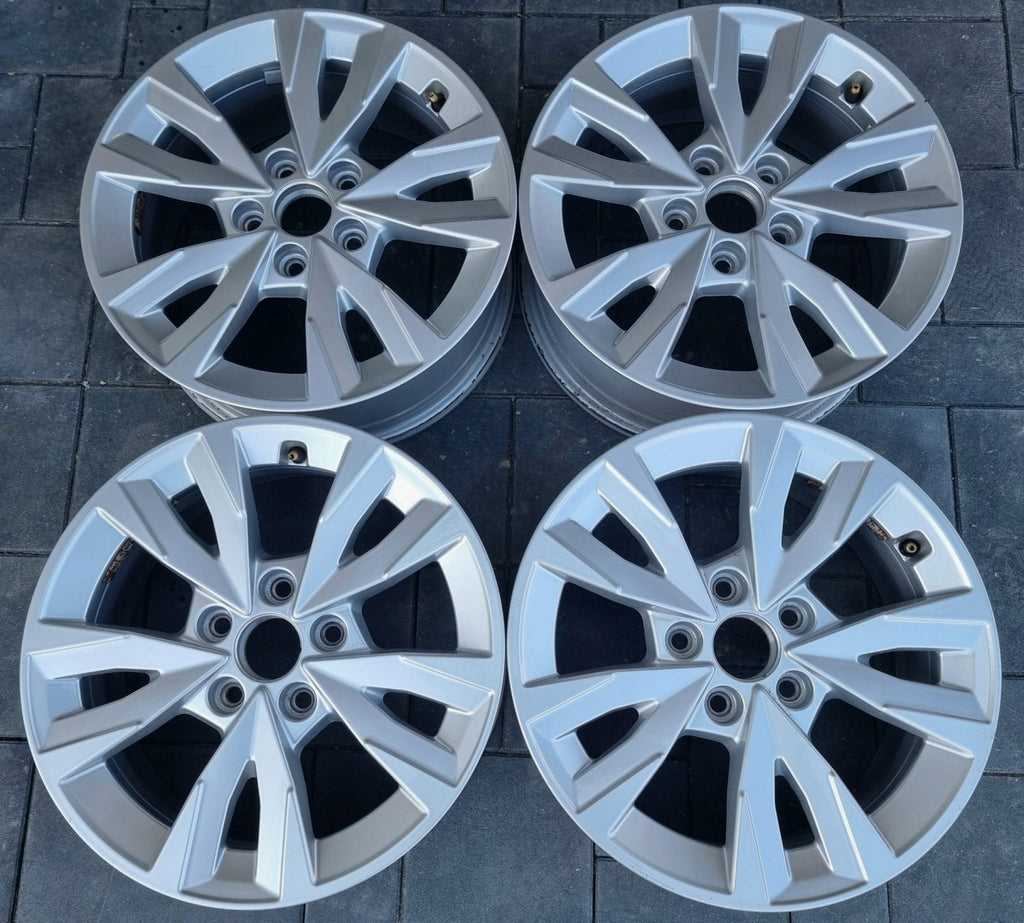 4x Alufelge 16 Zoll 6.5" 5x112 43ET Glanz Silber 8Y0071496 Audi Rim Wheel FEL6165569643cb