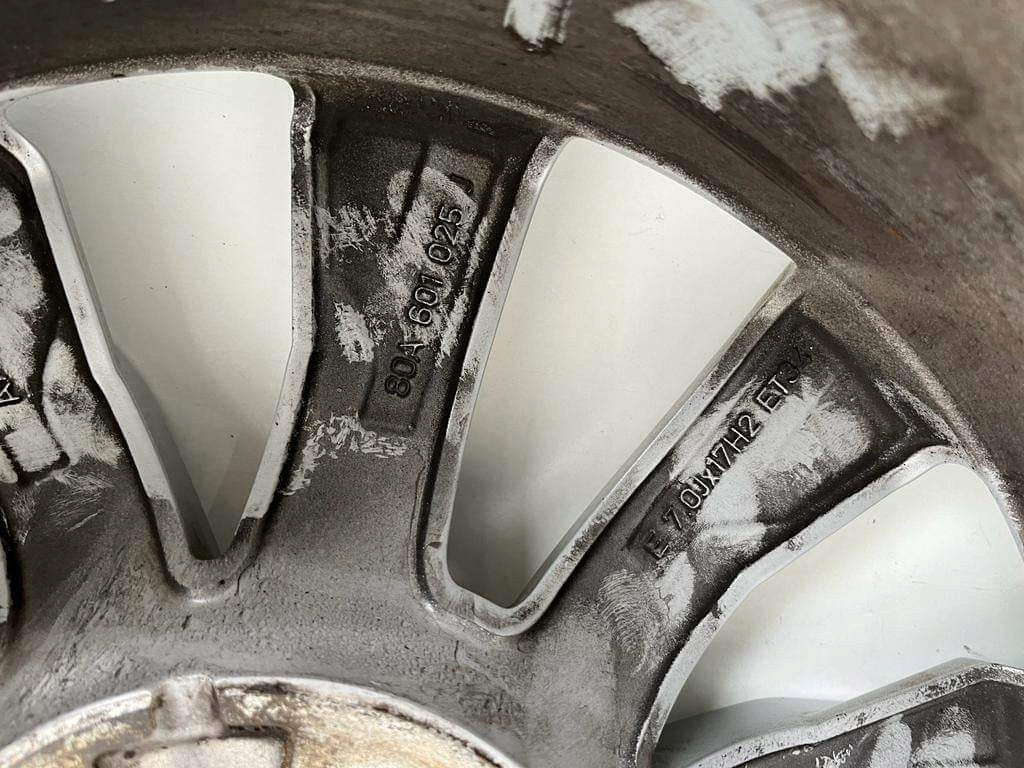 1x Alufelge 17 Zoll 7.0" 5x112 34ET Glanz Silber 80A601025 Audi Q5 Q3 Rim Wheel FEL1876471240ar