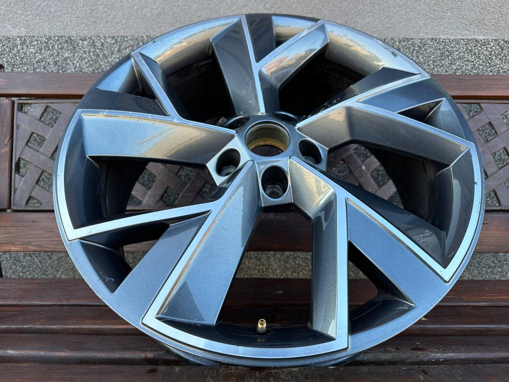 1x Alufelge 19 Zoll 7.0" 5x112 43ET Glanz Graphit 565601025F Mg Kodiaq Rim Wheel FEL8509658282dn