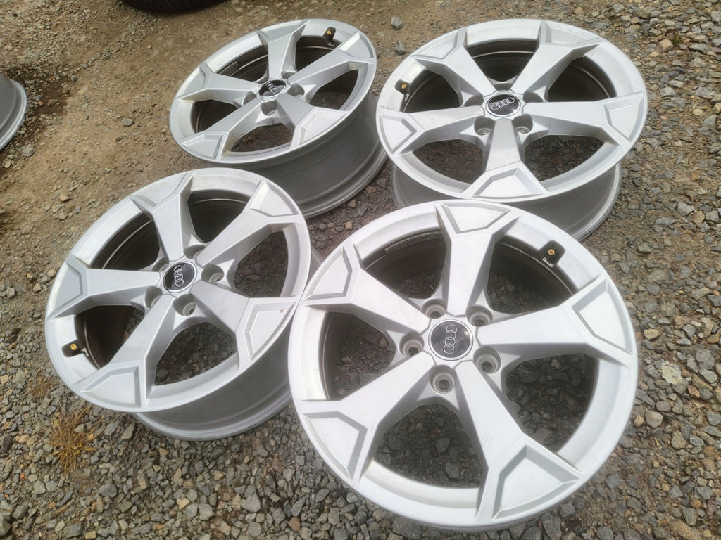 4x Alufelge 17 Zoll 6.5" 5x112 38ET Glanz Schwarz 83A601025 Audi Rim Wheel FEL2341509248nf