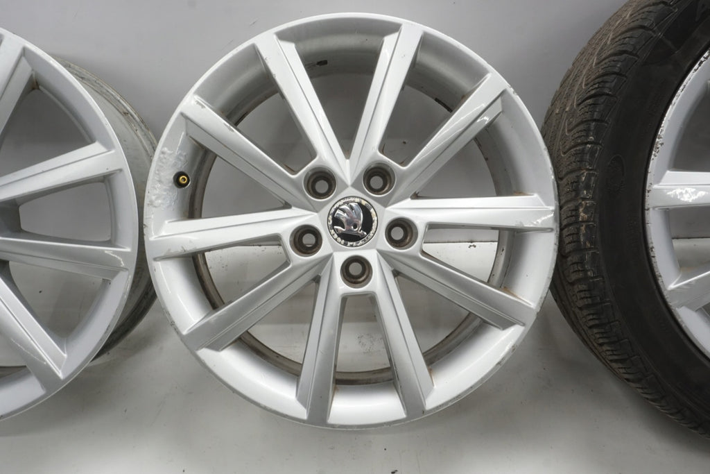 4x Alufelge 17 Zoll 7.0" 5x112 49ET 5E0601025E Skoda Octavia Iii Rim Wheel FEL9710641261pi