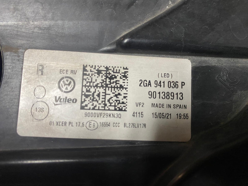 Frontscheinwerfer VW T Roc 2GA941036P Full LED Rechts Scheinwerfer Headlight