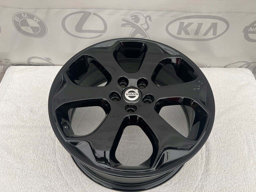 4x Alufelge 18 Zoll 7.5" 5x108 Glanz Schwarz 31200371 Volvo Xc60 I Rim Wheel FEL6275547862zb