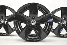 Load image into Gallery viewer, 4x Alufelge 17 Zoll 7.5" 5x112 47ET Glanz Schwarz 3C0601025E VW Passat Rim Wheel FEL6301059352wh