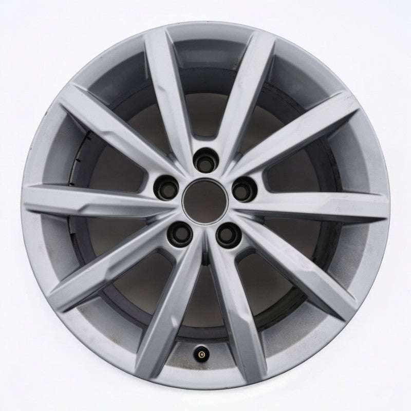 1x Alufelge 16 Zoll 7.0" 5x100 46ET Glanz Silber 6C0601025A, 6C0601025H VW Polo