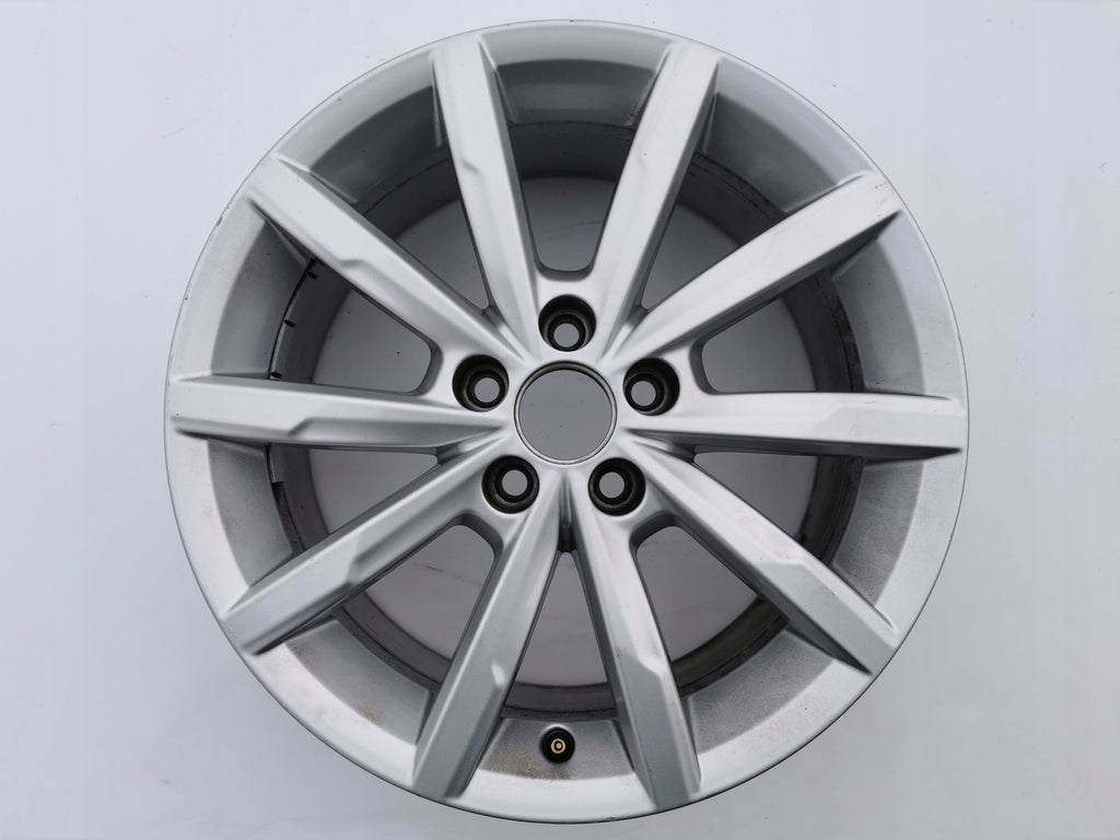 1x Alufelge 16 Zoll 7.0" 5x100 46ET Glanz Silber 6C0601025A, 6C0601025H VW Polo