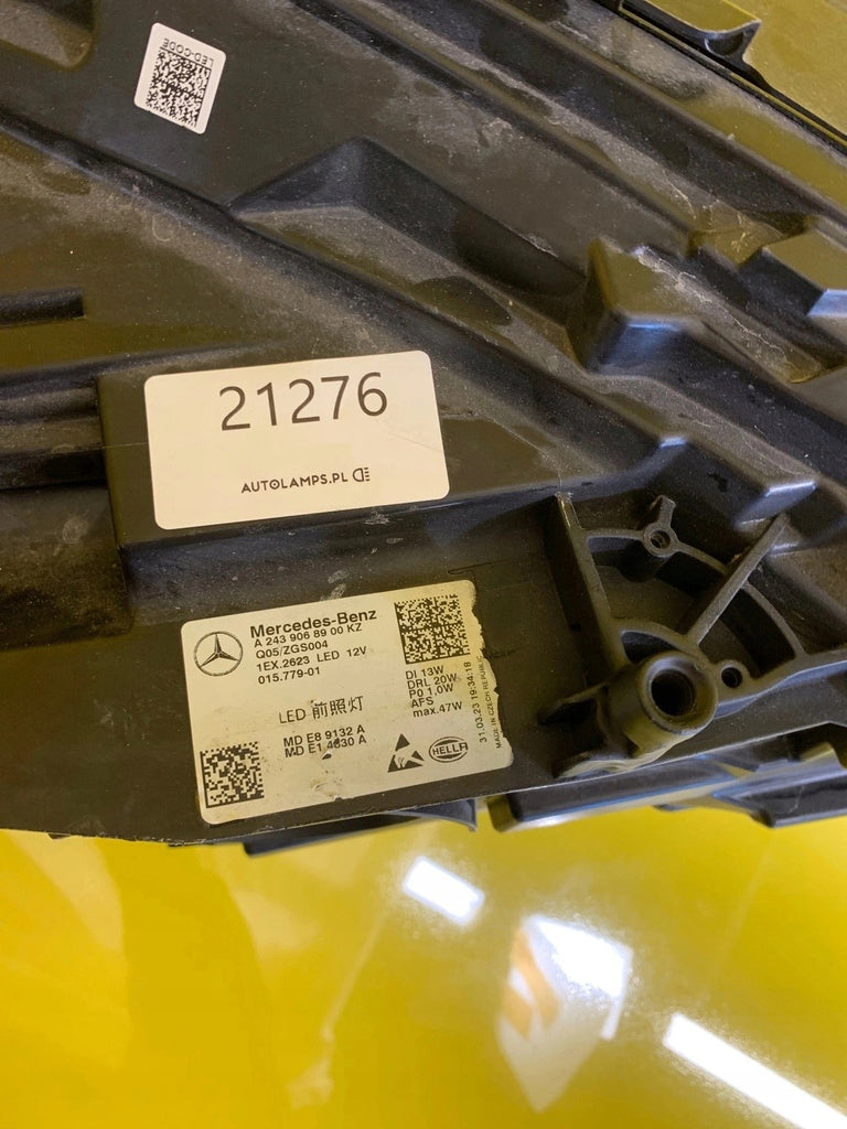 Frontscheinwerfer Mercedes-Benz Eqa Eqb A2439068900 LED Rechts oder Links SCH6034087856ww