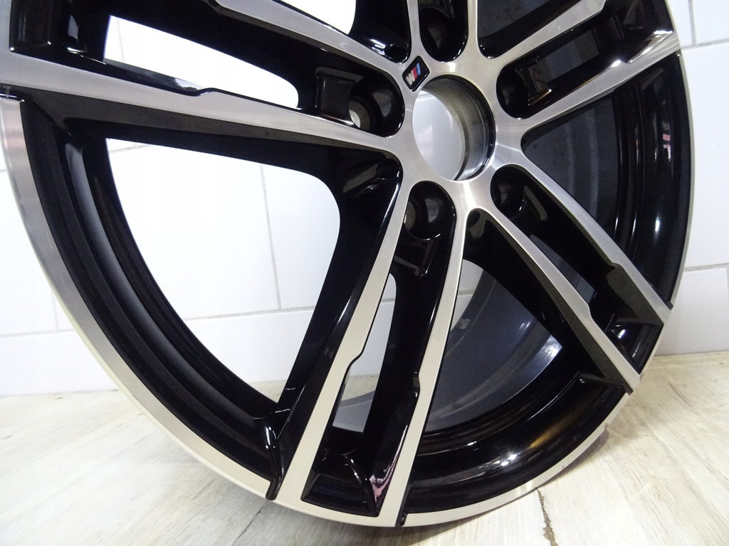 1x Alufelge 18 Zoll 8.0" 5x120 52ET Glanz Schwarz 8009703 BMW 1 F21 F20 FEL9094036281fq
