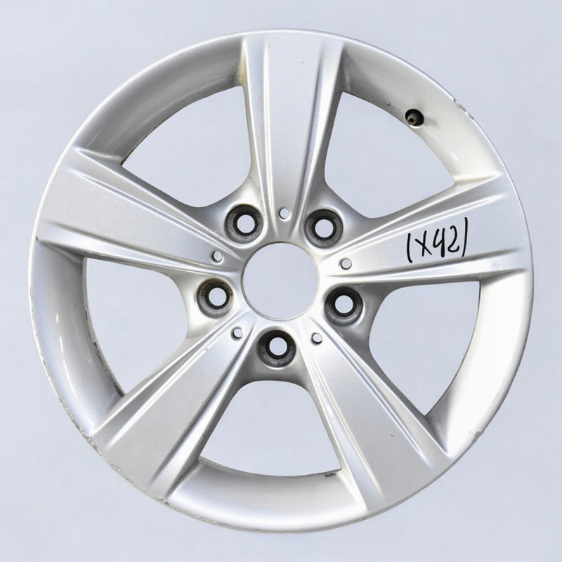 1x Alufelge 16 Zoll 7.0" 5x120 40ET Glanz Silber 6796199 BMW 2 F22 1 F21 F23 F20