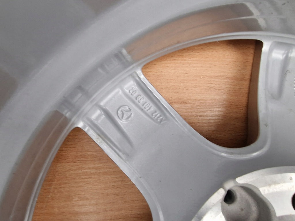 1x Alufelge 16 Zoll 7.5" 5x112 45ET Glanz Silber A2124013802 Mercedes-Benz W212 FEL7800932403az