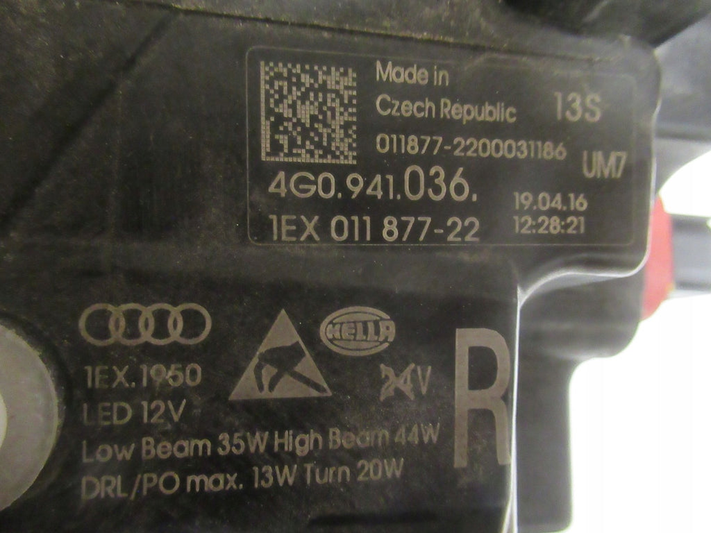 Frontscheinwerfer Audi A6 4G0941036 4G0941034H LED Rechts Scheinwerfer Headlight SCH6824330566vt