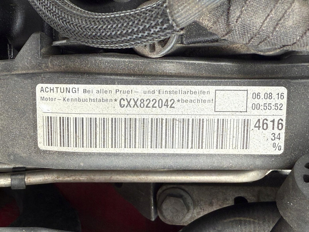 Motor Audi Skoda VW A3 CXXB 1.6 TDI 110PS 81kW 130TKm Diesel Engine Unkomplett