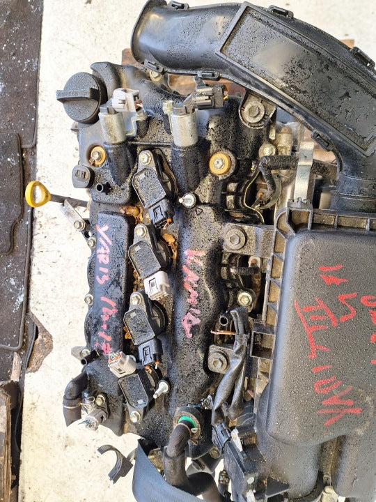 Motor Toyota Yaris 1NR-FE 1.3 VVTI 99PS 87TKm Benzin Engine Unkomplett MOT8006662380fh