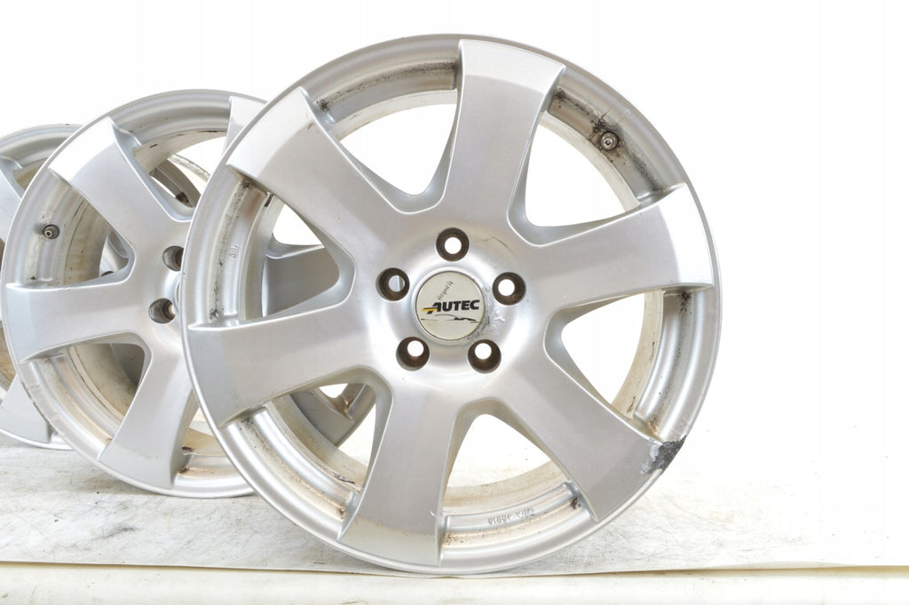 4x Alufelge 17 Zoll 8.0" 5x108 45ET Glanz Silber 80745108572 Ford I Rover FEL9333872337mu