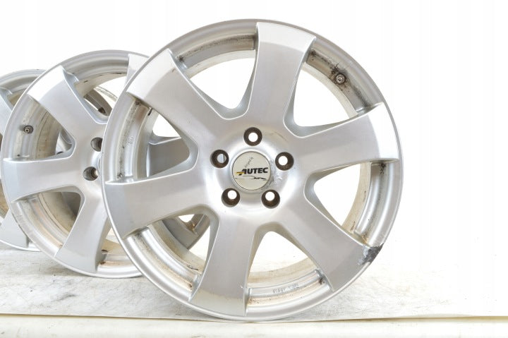 4x Alufelge 17 Zoll 8.0" 5x108 45ET Glanz Silber 80745108572 Ford I Rover FEL9333872337mu