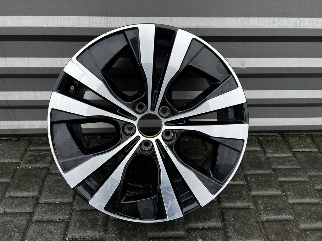 1x Alufelge 18 Zoll 7.5" 5x108 50 5ET Glanz Schwarz 32209452 Volvo Xc60