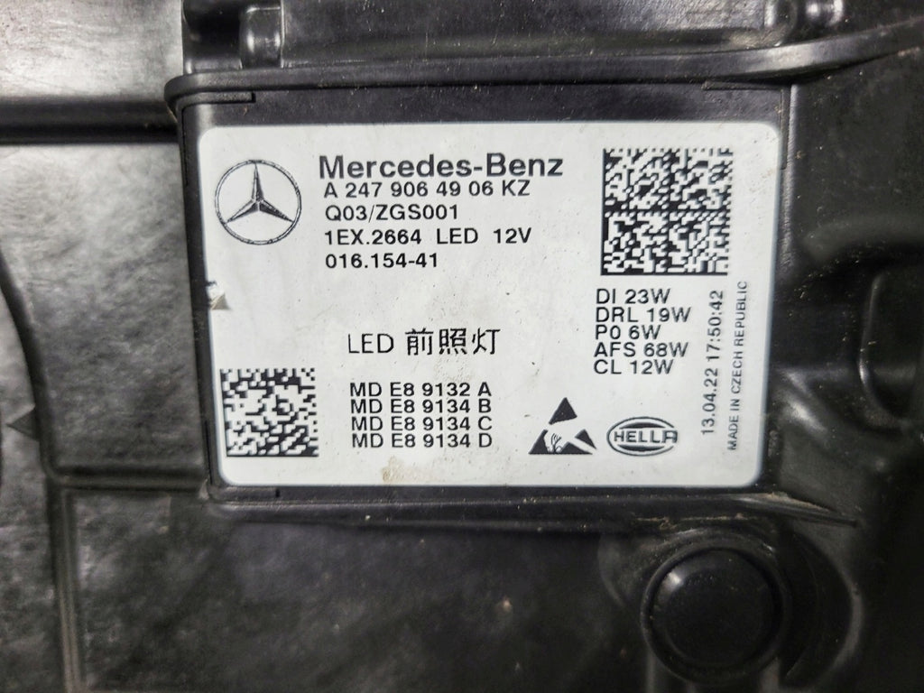 Frontscheinwerfer Mercedes-Benz Gla H247 A2479064906 LED Links Headlight SCH7907385266zs