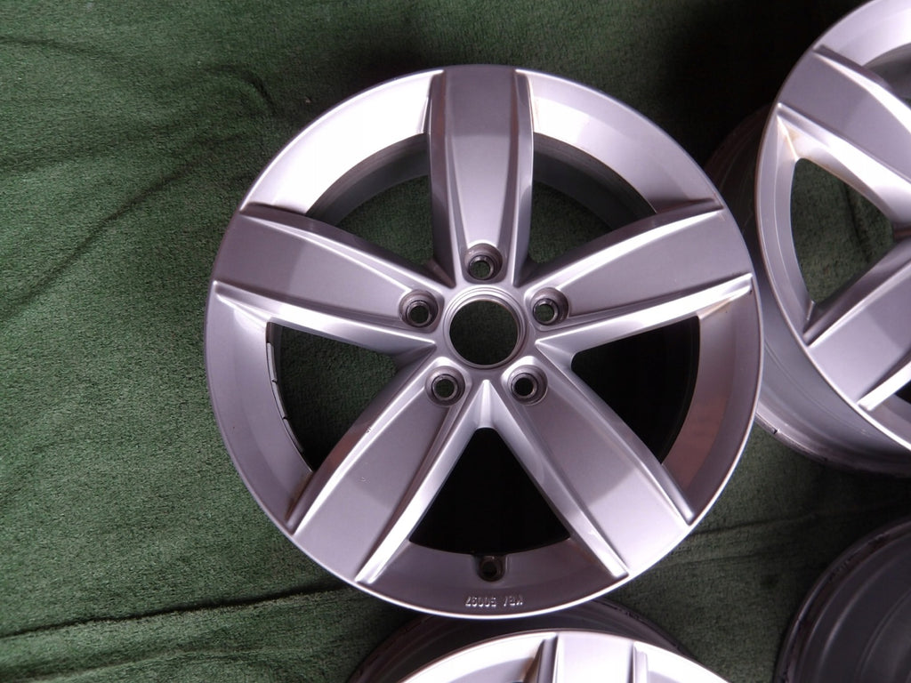 4x Alufelge 16 Zoll 6.5" 5x112 44ET 5C0071496 VW Golf VII Touran Rim Wheel FEL6384047302vk