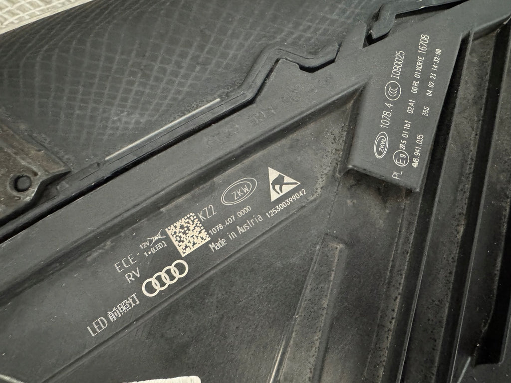 Frontscheinwerfer Audi Q8 4M8941035 Links Scheinwerfer Headlight SCH5058028673mu