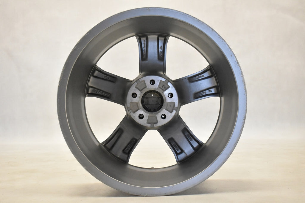 4x Alufelge 18 Zoll 7.5" 5x112 37ET Glanz Grau 4G0601025M Audi A6 C7 Rim Wheel