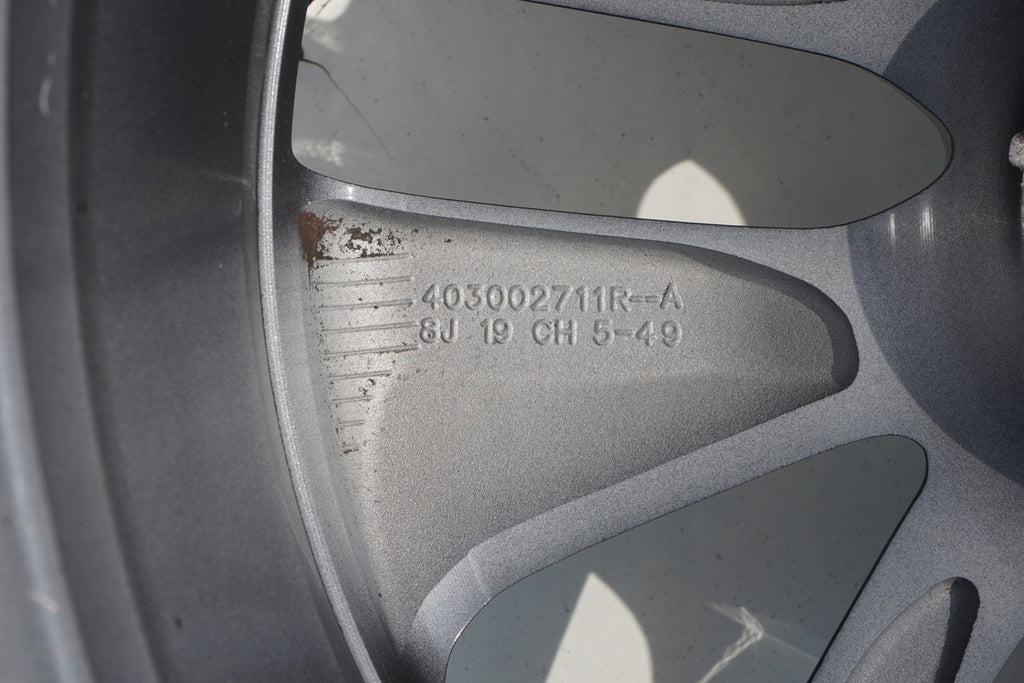 1x Alufelge 19 Zoll 8.0" 5x114.3 49ET 403002711R-A Renault Rim Wheel