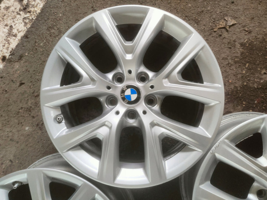 4x Alufelge 17 Zoll 6.5" 5x112 39ET Glanz Silber 6856076 BMW F39 F48 Rim Wheel FEL8374916635uw