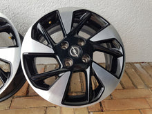 Laden Sie das Bild in den Galerie-Viewer, 1x Alufelge 16 Zoll 6.5&quot; 4x108 32ET Glanz Schwarz 9833892580 Opel Corsa F