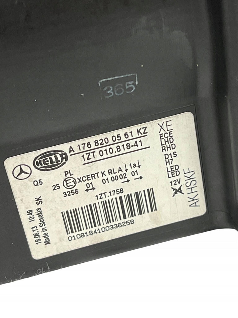 Frontscheinwerfer Mercedes-Benz W176 A1768200561 Xenon FALSE Headlight SCH3540682393ry