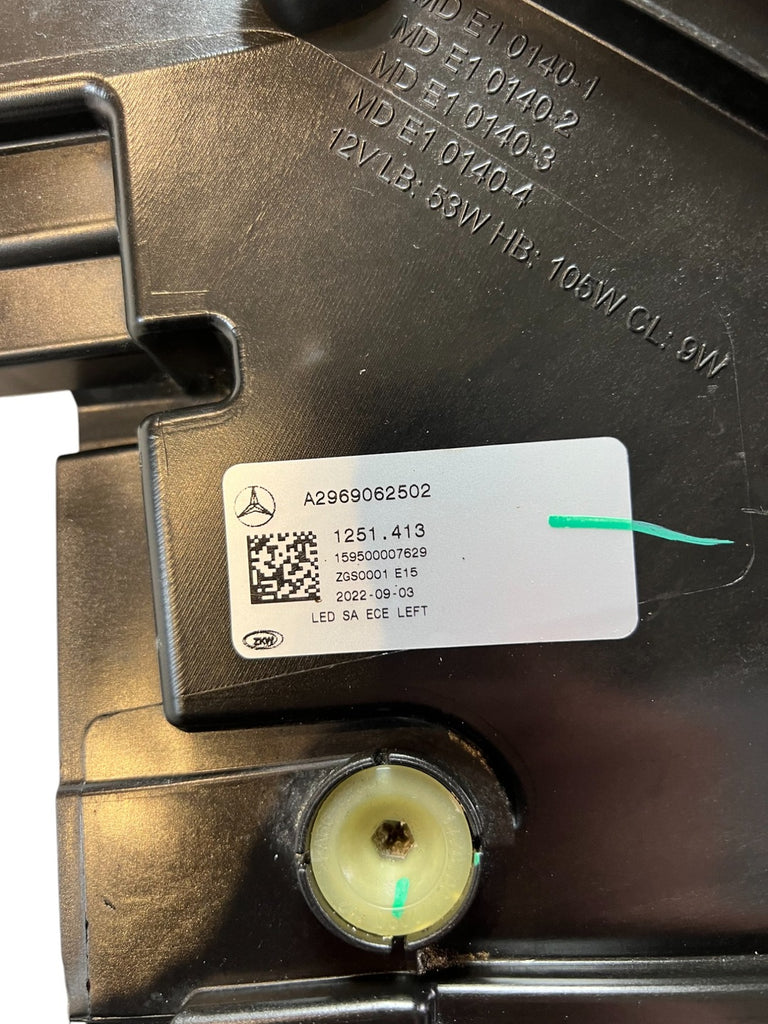 Frontscheinwerfer Mercedes-Benz Eqs A2969062502 Links Scheinwerfer Headlight SCH8945796384oh