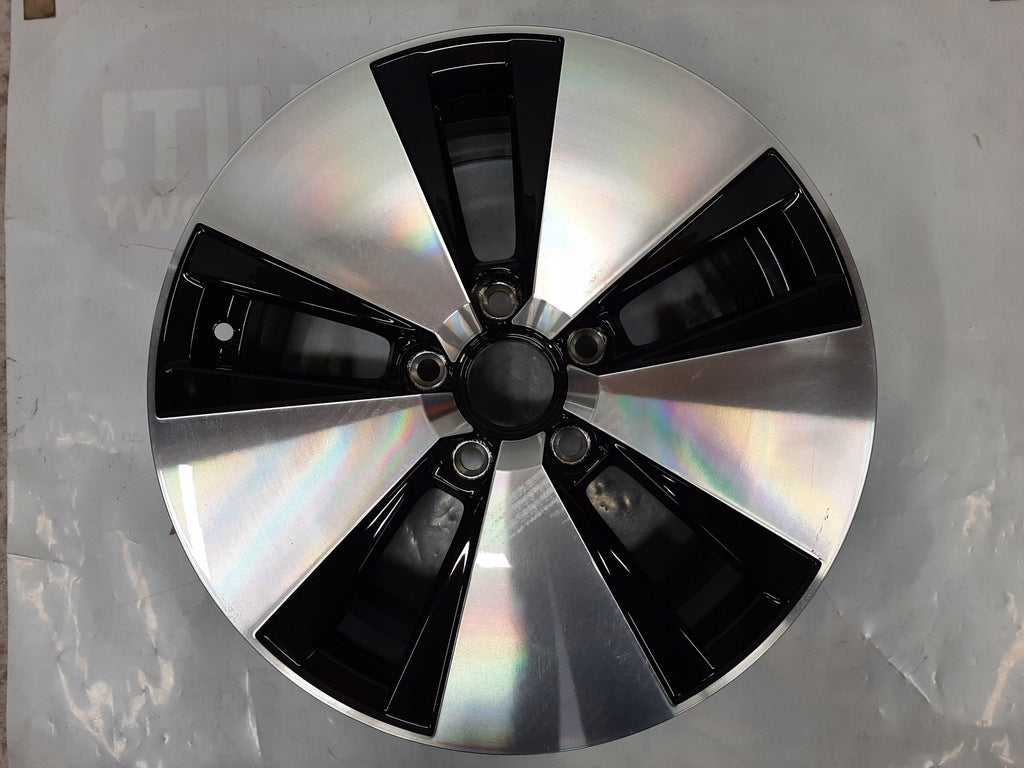 1x Alufelge 16 Zoll 6.5" 5x112 41ET Glanz Schwarz 3G0601025 VW Passat B8 FEL4385602313gs