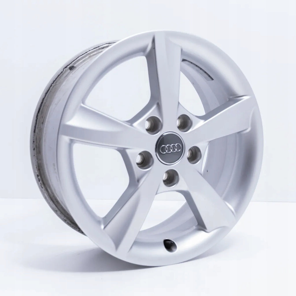 4x Alufelge 16 Zoll 6.0" 5x112 48ET Glanz Silber Audi Rim Wheel FEL6754801705lh