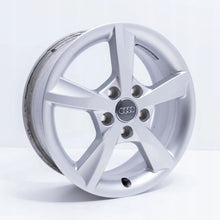 Laden Sie das Bild in den Galerie-Viewer, 4x Alufelge 16 Zoll 6.0" 5x112 48ET Glanz Silber Audi Rim Wheel FEL6754801705lh