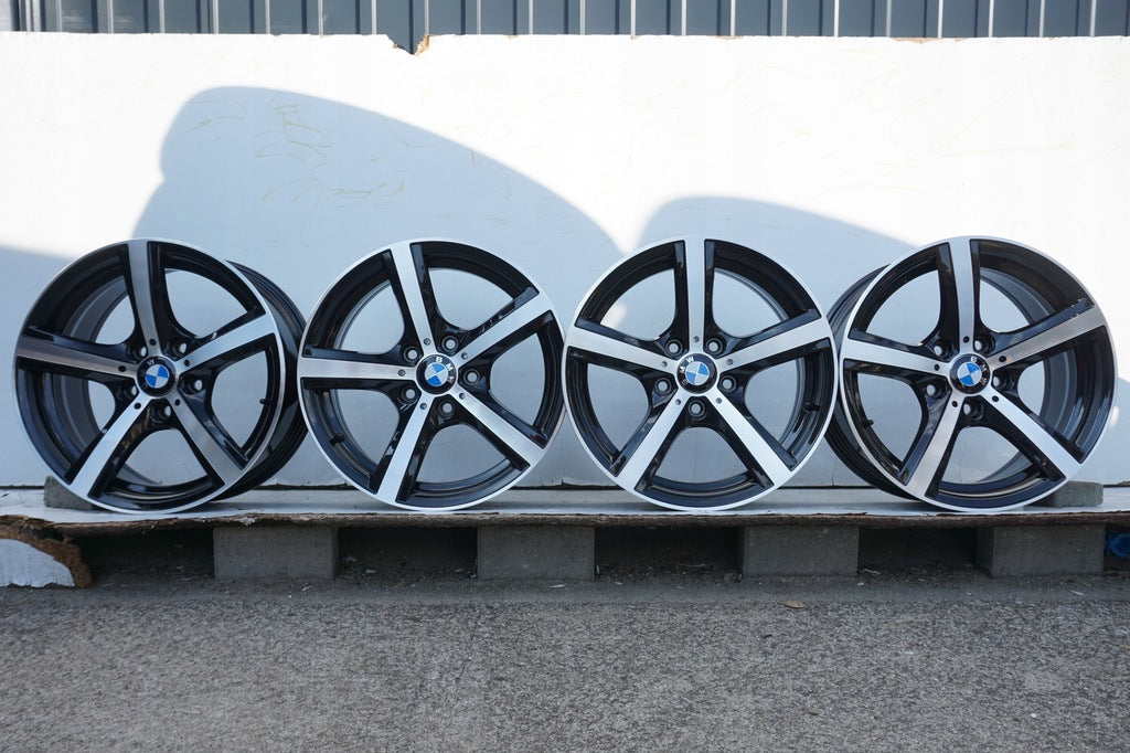 4x Alufelge 17 Zoll 8.0" 5x120 29ET Glanz Silber 6785240 BMW Rim Wheel FEL4821325884se